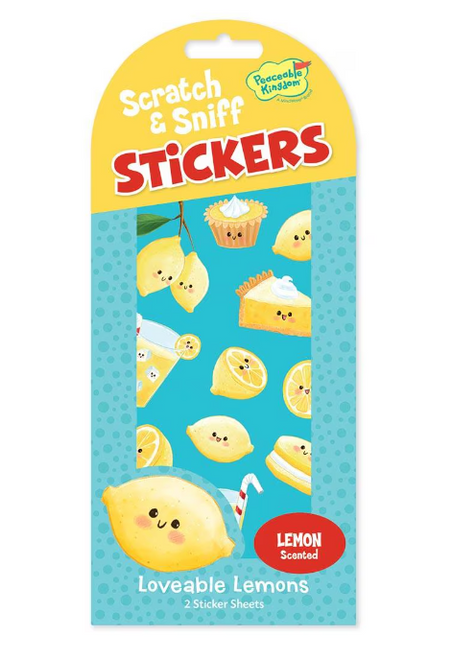 Scratch & Sniff Loveable Lemons Lemon Scented Stickers