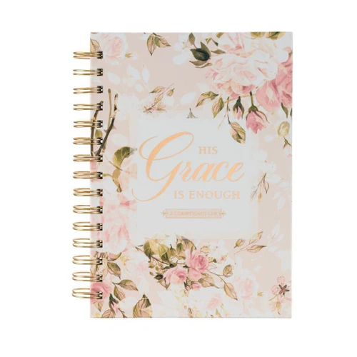 Blush Floral Wire-bound Journal