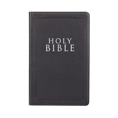 Black Faux Leather King James Version Bible