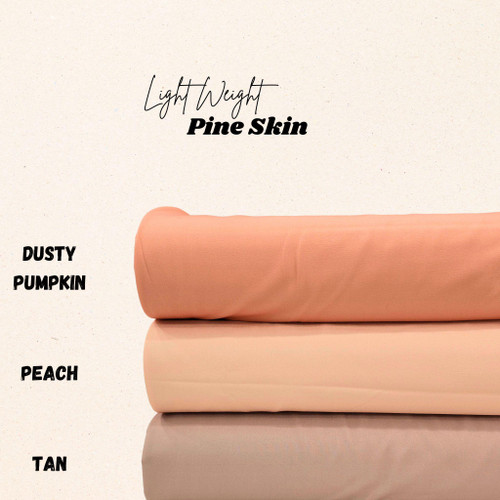 Peach Light Weight Pine Skin Fabric  (sold by half yard)