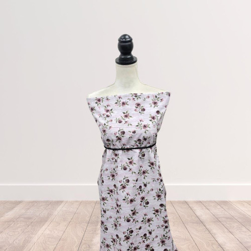 Rose Peonies Tropical Breeze Fabric (sold by half yards)