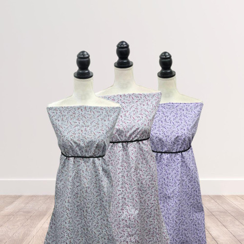 Purple Lilac Sprigs Tropical Breeze Fabric (sold by half yards)