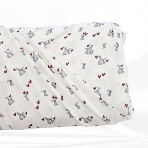 Beth's Exclusive Hopsy and Mopsy Double Stretch Knit Fabric (sold by half yards)