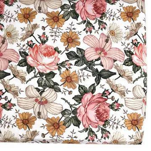 Garden Floral Cotton Mini Crib Sheets