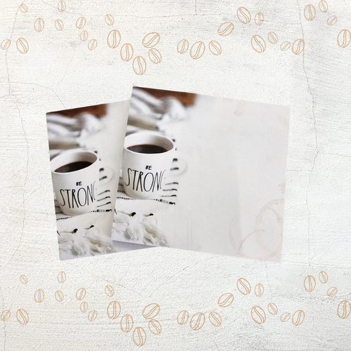 Coffee Sticky Notes 6pk.