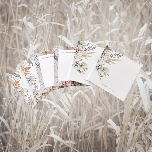 Boho Floral Sticky Notes 6pk.
