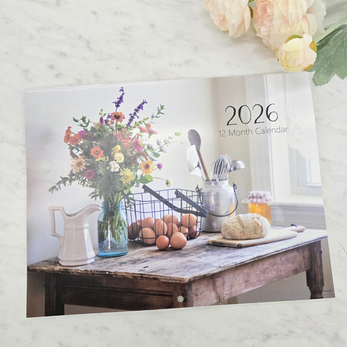 Cut - Floral Bouquets 2026 Calendar