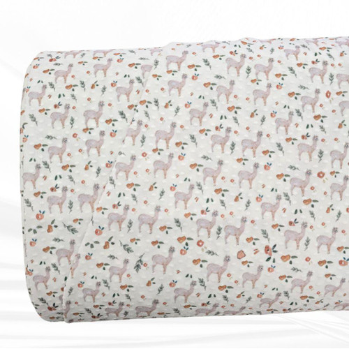 Beth's Exclusive Llama Drama Light Weight Pine Skin Fabric (sold by half yards)