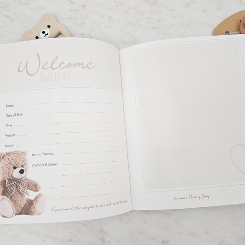 Neutral Baby Record Book