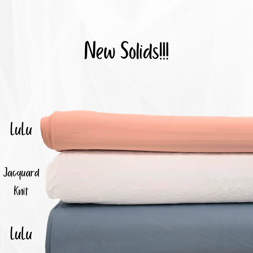 Light Blush LouLou Knit Fabric (sold by half yards)