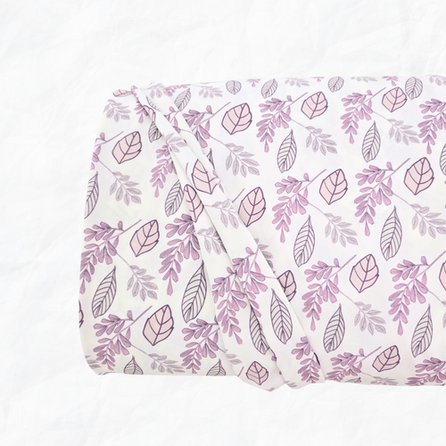 Beth's Exclusive Lavendar Foliage 4 Way Stretch Crinkle Poly Fabric (Sold by half yards)
