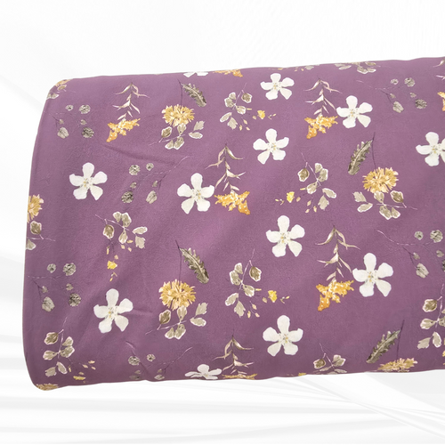 Beth's Exclusive Wine Autumn Splendor 4 Way Stretch Crinkle Poly Fabric (Sold by half yards)