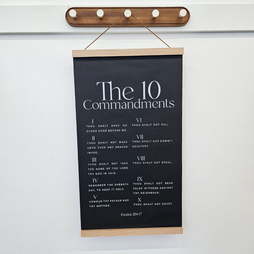 Ten Commandments Wall Hanging