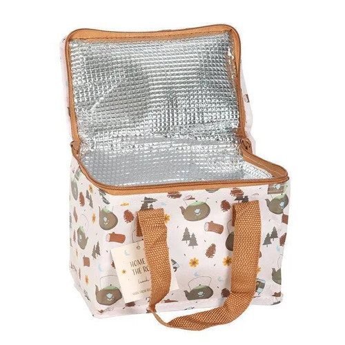 Camping Print Lunch Bag