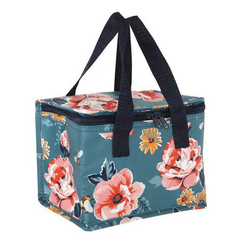 Pink Floral Lunch Bag