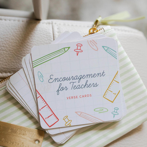 Encouragement for Teachers Verse Cards