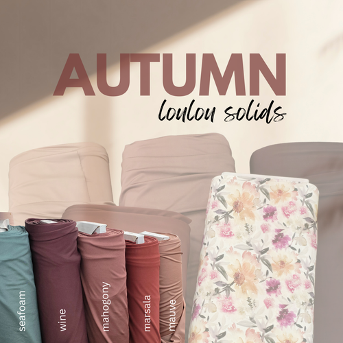 Mahogany Lulu Yoga Knit Fabric (sold by the half yards)