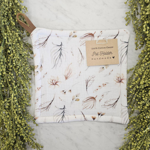 Autumn Swirl Cotton Gauze Pot Holder