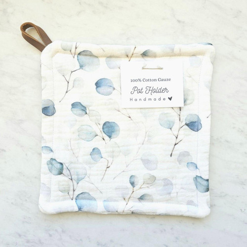 Eucalyptus Cotton Gauze Pot Holder