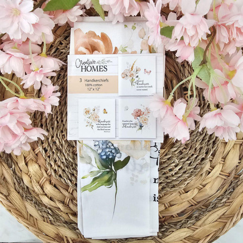 Butterfly Florals Handkerchief