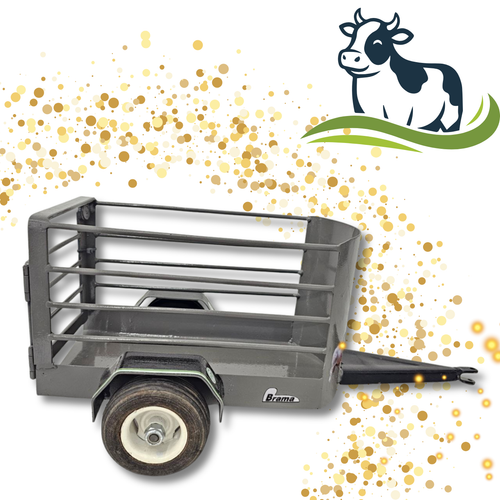 Farmer Cattle Trailer Grey; Mission Toys