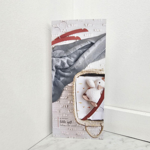 Little Gift Big Blessing Baby Card 4x9