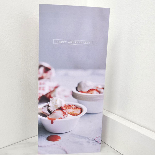 Full Moments Anniversary Card 4x9