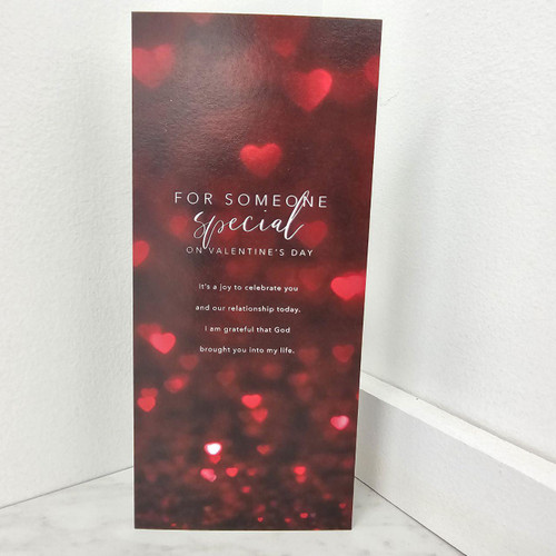 Into My Life Valentine's Day Card 4x9