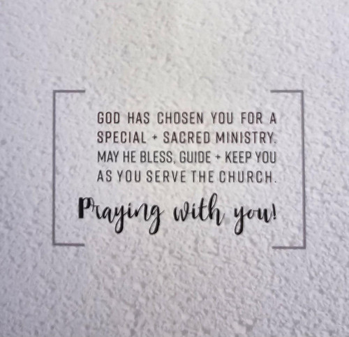 I Chose You Ordination Card 4x9