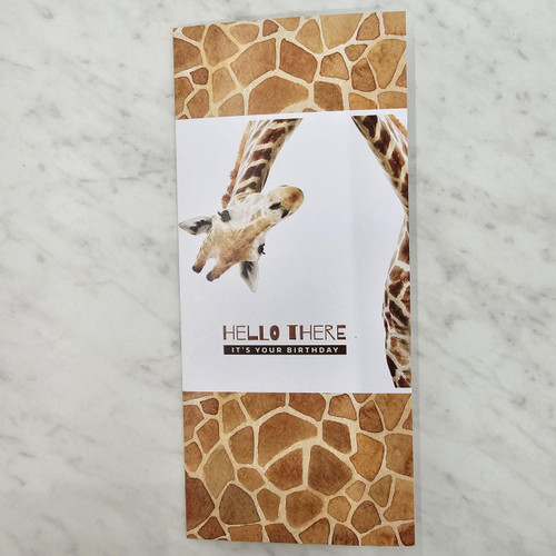 Long On Fun Birthday Card 4x9