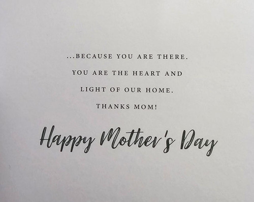 No Place Like Home Mother's Day Card 4x9