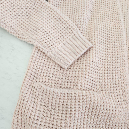Blush Chunky Knit Cardigan