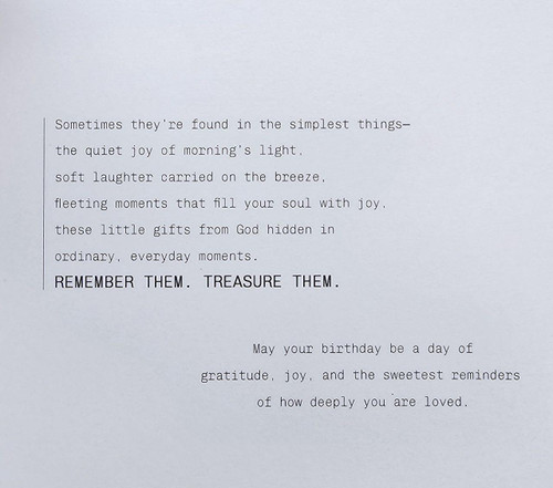 Autumn Elegance- Birthday Card