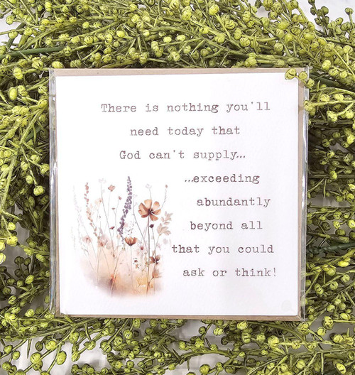 There is Nothing You'll Need Card