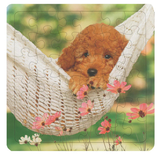 Reposing Pup Tray Puzzle