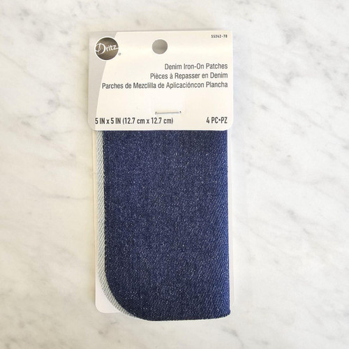 5''x5'' Denim Iron-on Patches