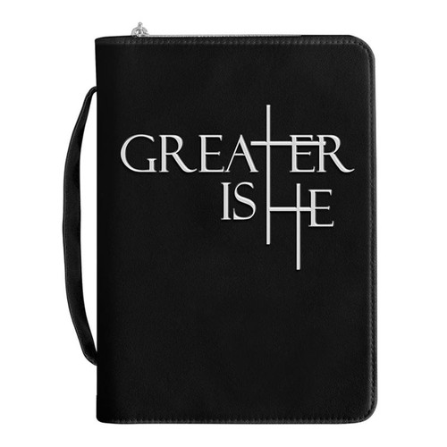 Greater is He Bible Cover
