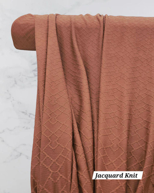 Mocha Mousse Jacquard Knit