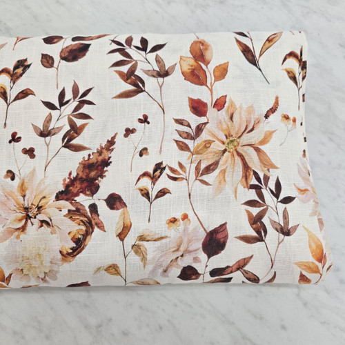 Beth's Exclusive Autumn Foliage Linen/Viscose Fabric (sold by half yards)