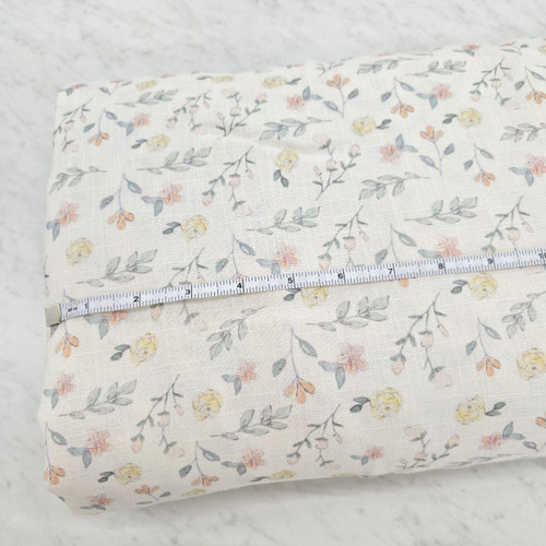 Beth's Exclusive Easter Willow And Floral Linen Fabric (sold by half yards)
