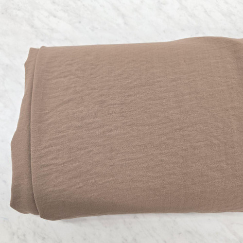Taupe Poly Poplin Airflow Fabric (sold by half yards)