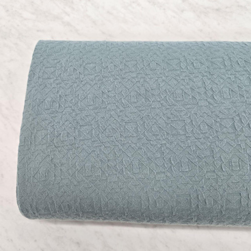 Dark Teal Poly Stretch Crepe Fabric (sold by half yards)