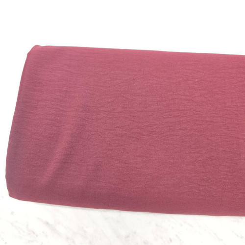 100% Burgundy Betty Polyester Fabric (sold by half yards)