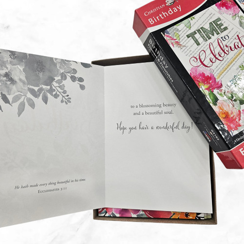 Flowers And Flourishes Birthday Cards