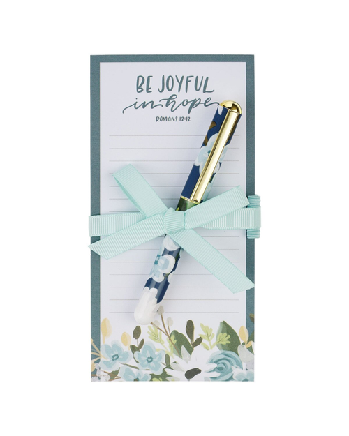 Be Joyful Shopping List & Pen