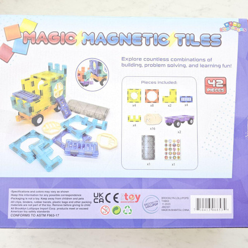 Magnetic Tiles - 42 pc.