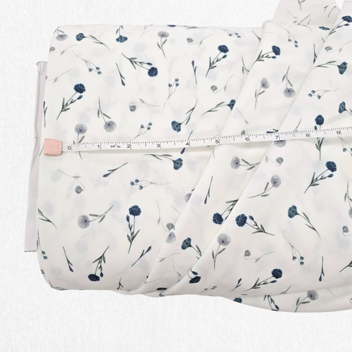 Blue Sprig 4 Way Stretch Crinkle Poly Fabric (sold by half yards)