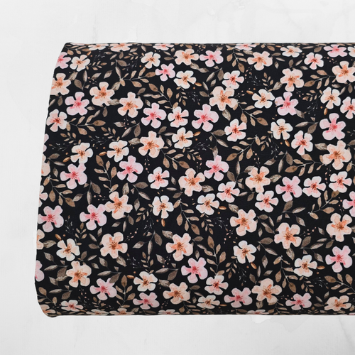 Pink Crowd B 4 Way Stretch Crinkle Poly Fabric (sold by half yards)