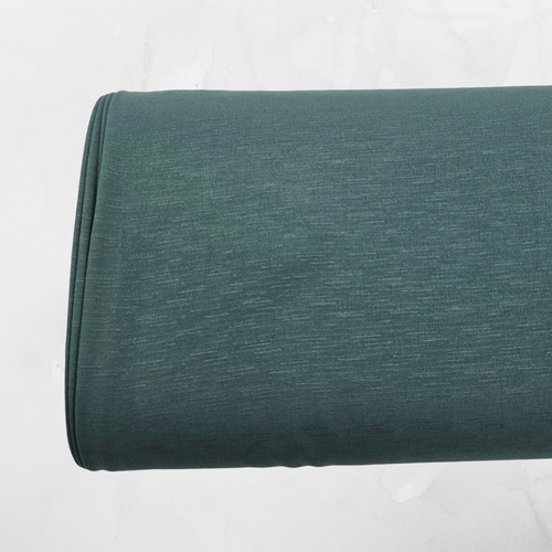 Teal 100% Poly with a Linen Look (sold by half yards)
