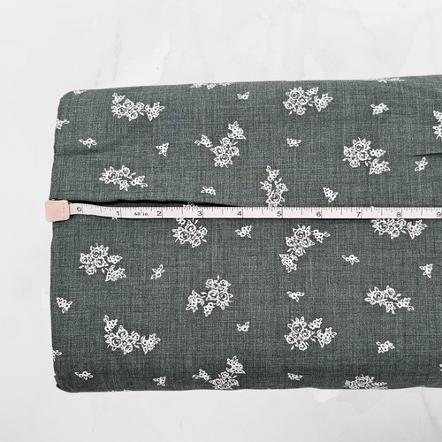 Garden Rose on Sage Tropical Breeze Fabric (sold by half yards)